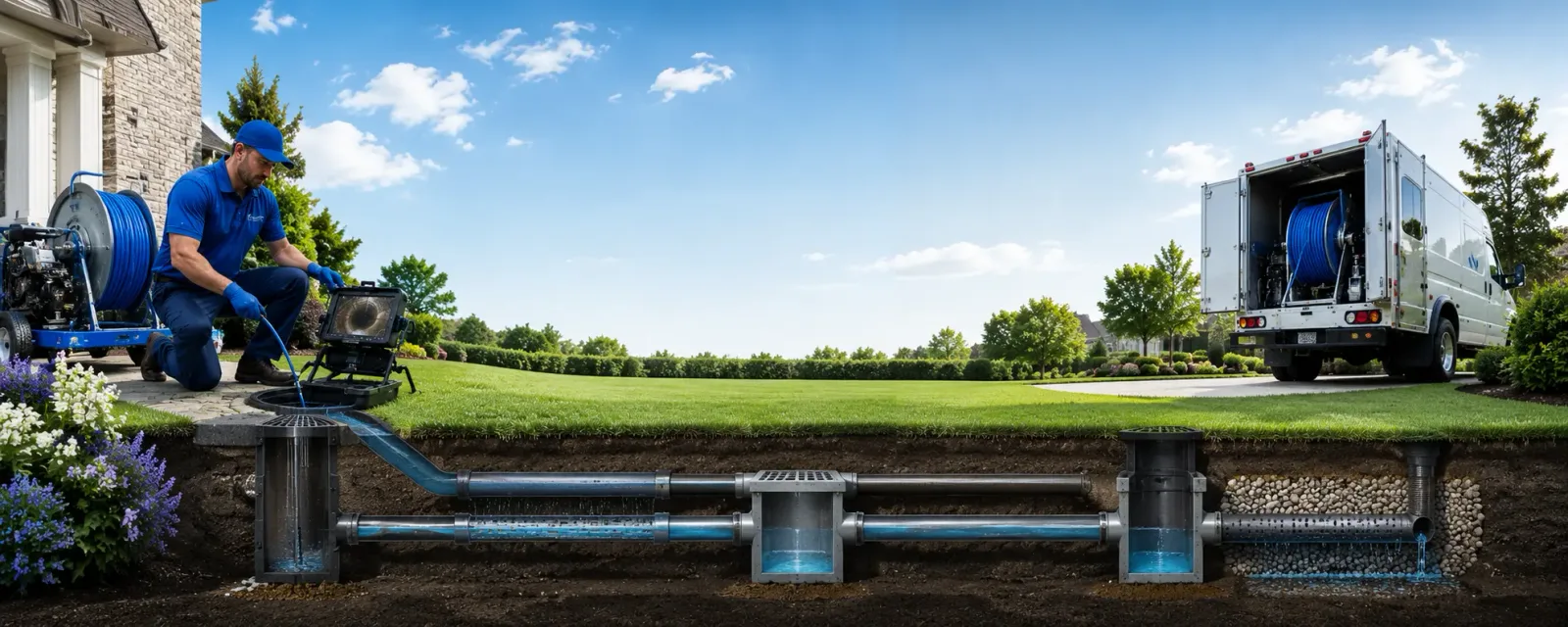 Outdoor drain cleaning information for Papillion, NE